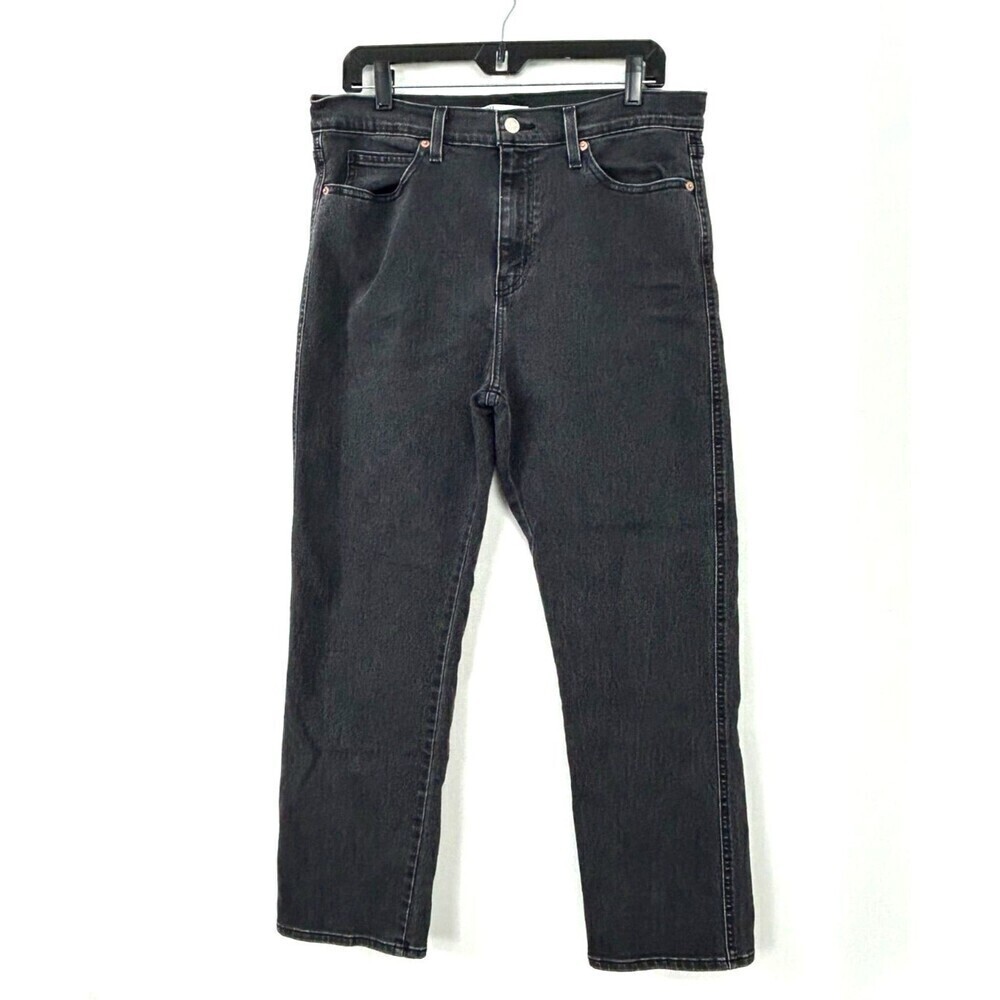 Levi Strauss Signature Gold Women Black Heritage High Rise Jean Sz 12 1065H1 - Picture 5 of 11